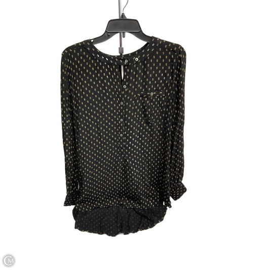 Top Long Sleeve By Free People In Black, Size: M