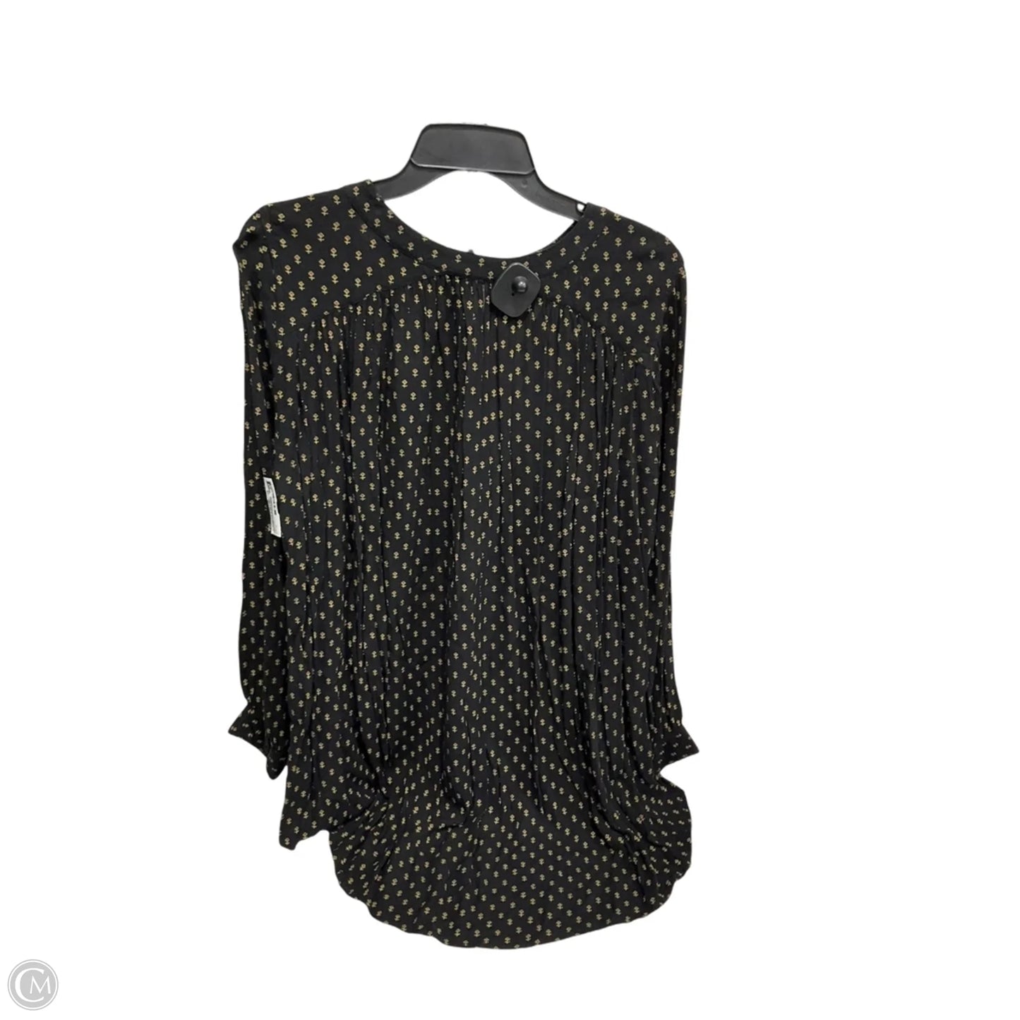 Top Long Sleeve By Free People In Black, Size: M