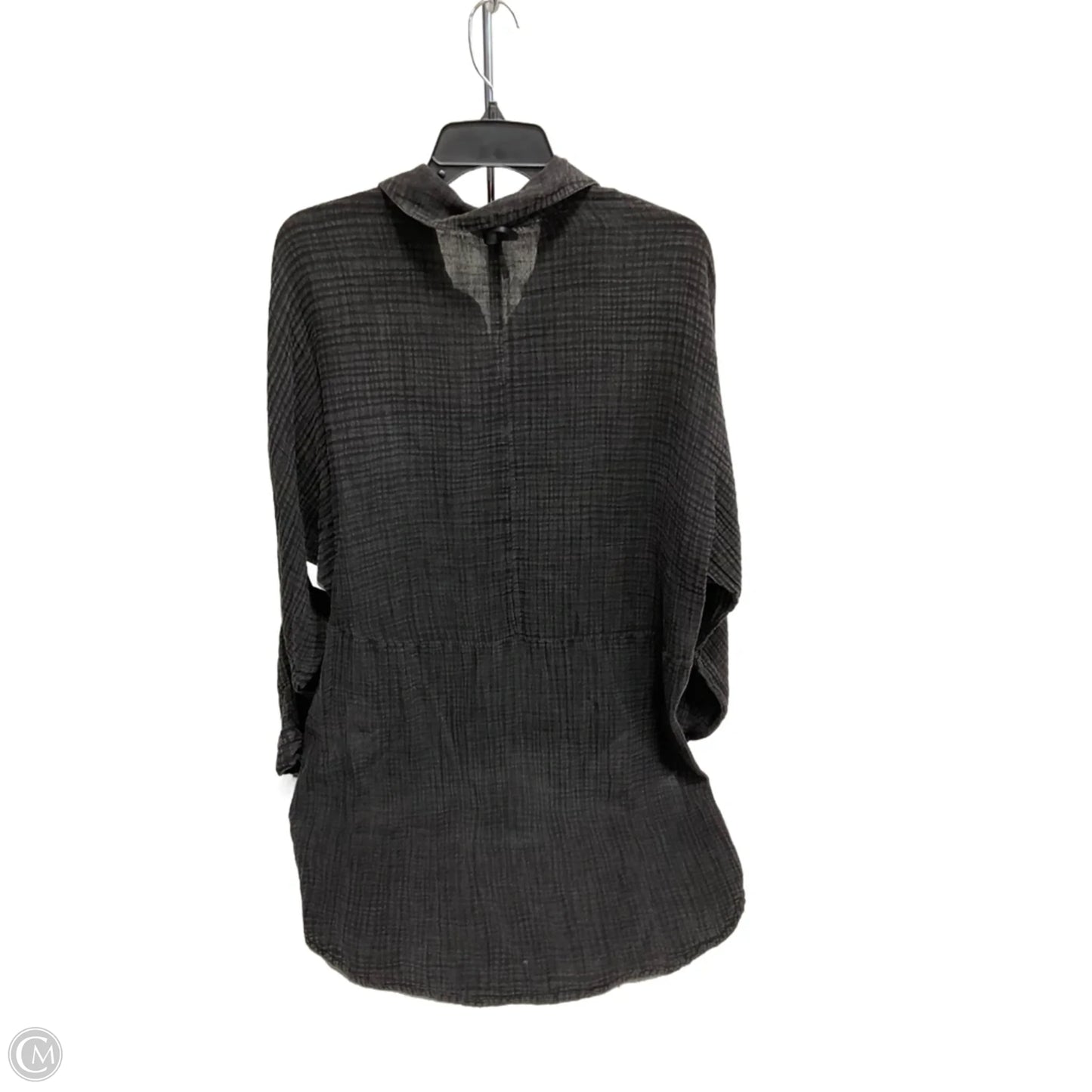 Blouse Long Sleeve By Anthropologie In Black, Size: M