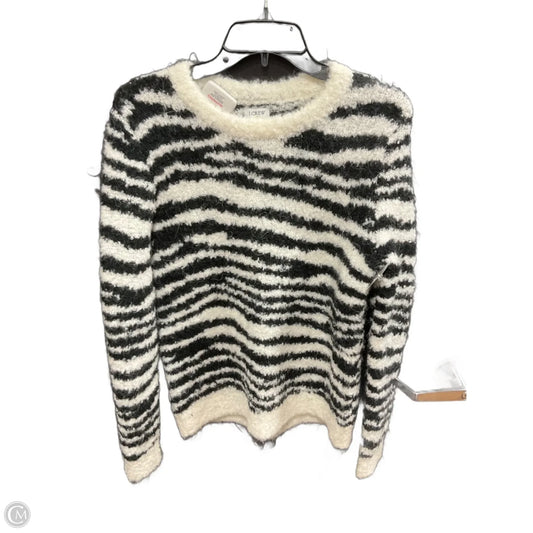Sweater By J. Crew In Black & White, Size: S