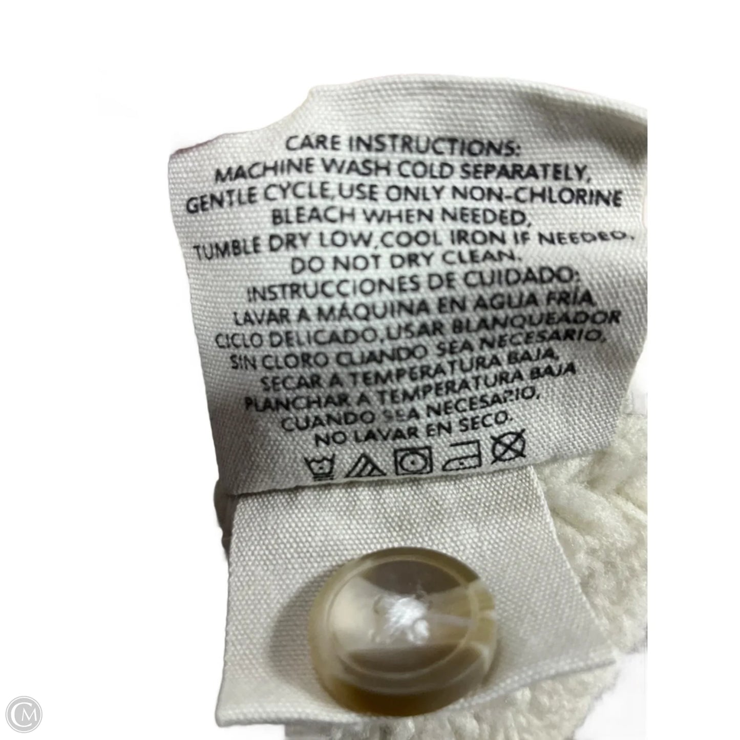 Jacket Fleece By Sage In Plaid Pattern, Size: S