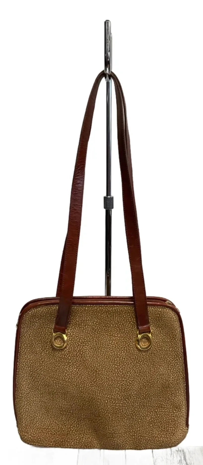 Handbag Leather By Cma, Size: Large