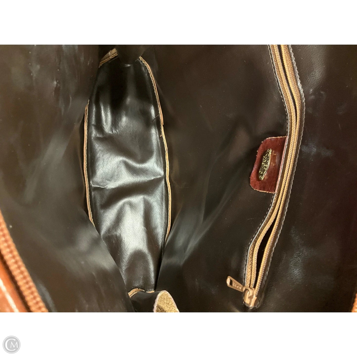 Handbag Leather By Cma, Size: Large