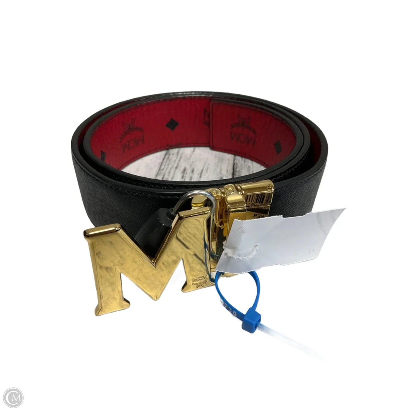Belt Luxury Designer By Mcm, Size: Medium