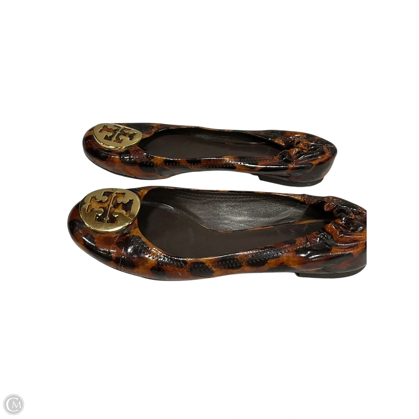 Shoes Designer By Tory Burch In Tortoise Shell Print, Size: 7.5