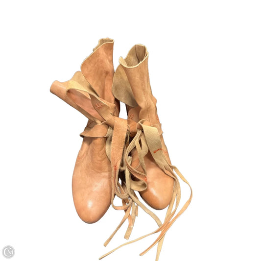 Boots Ankle Heels By Free People In Pink, Size: 9