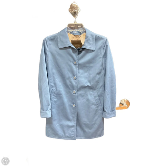 Coat Designer By Coach In Blue, Size: Xs