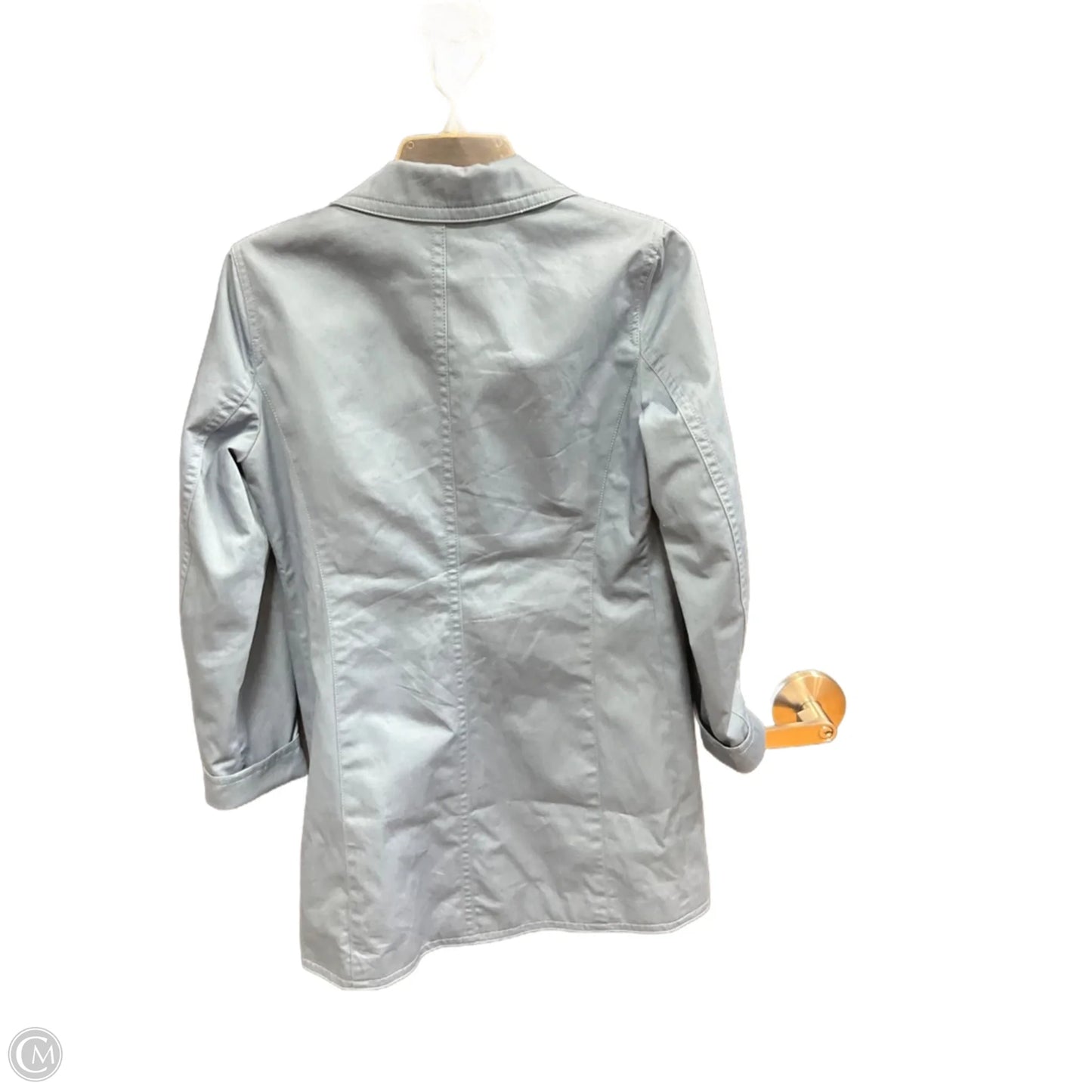 Coat Designer By Coach In Blue, Size: Xs