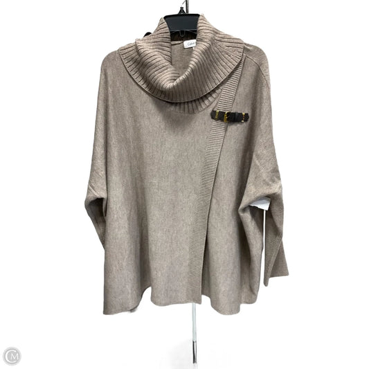 Poncho By Calvin Klein In Beige, Size: S