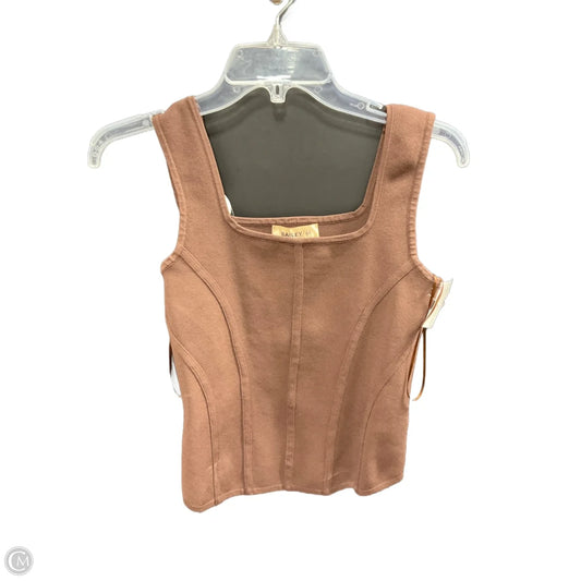 Top Sleeveless By Bailey 44 In Brown, Size: M