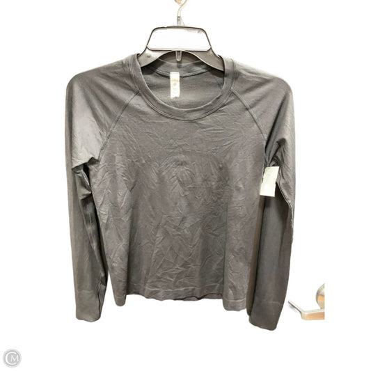 Athletic Top Long Sleeve Crewneck By Lululemon In Black, Size: 6