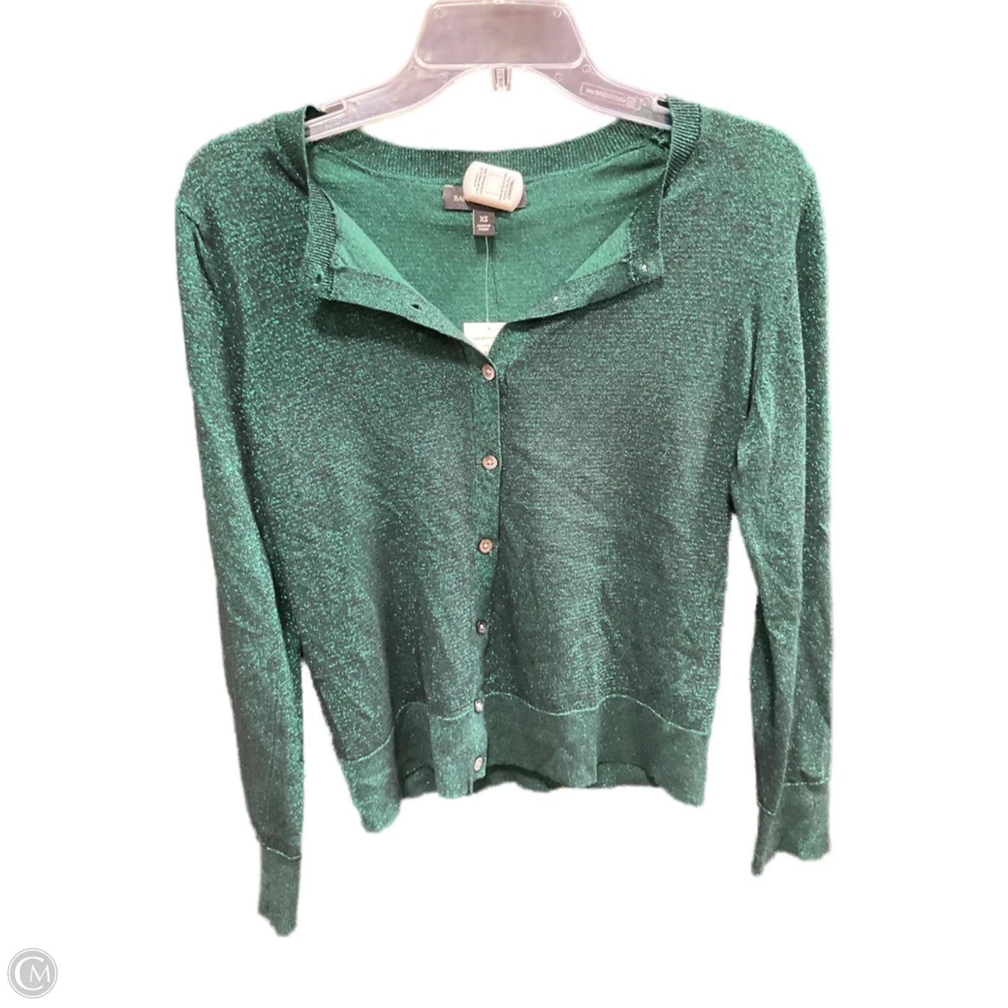Cardigan By Banana Republic In Green, Size: Xs