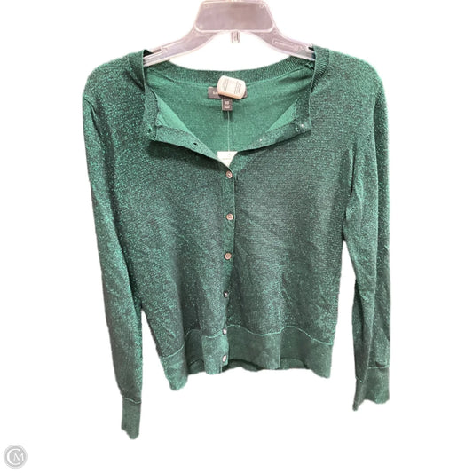 Cardigan By Banana Republic In Green, Size: Xs