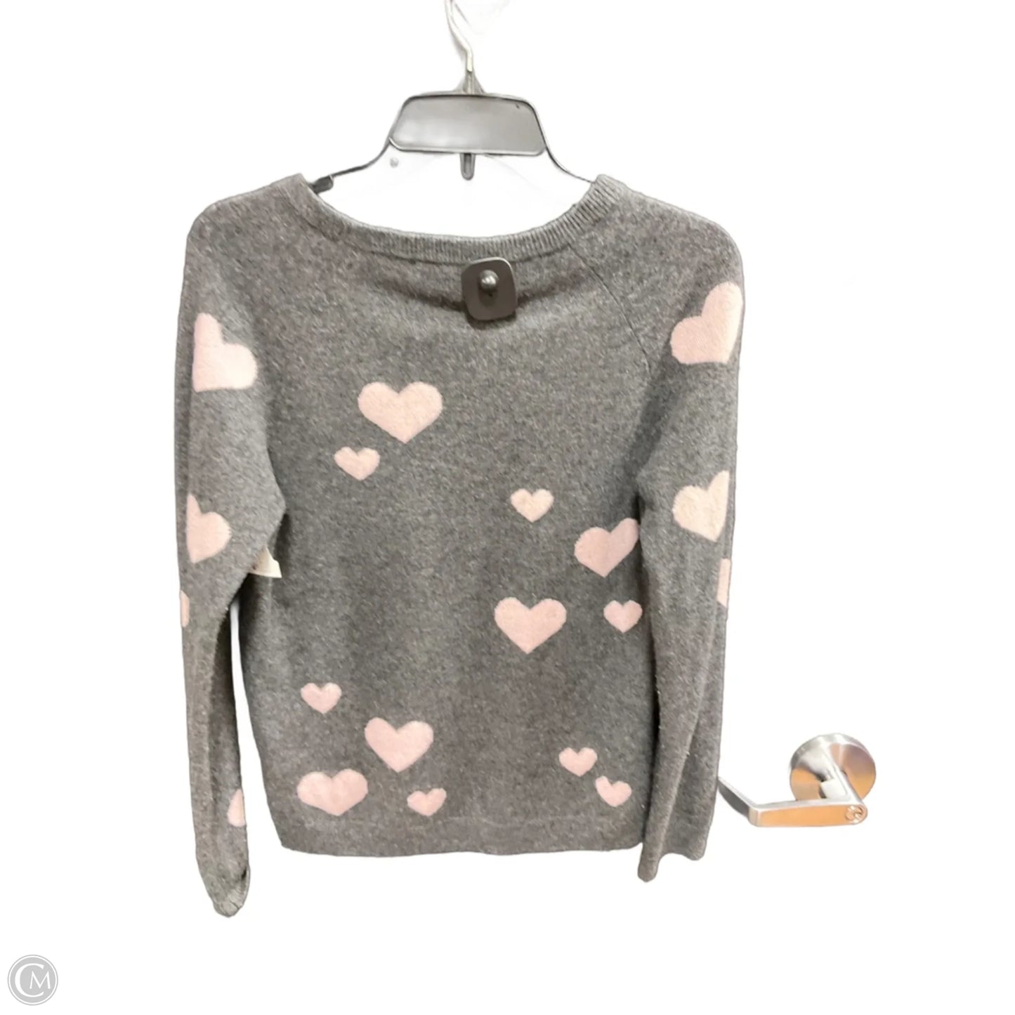 Top Long Sleeve By Philosophy In Grey, Size: S