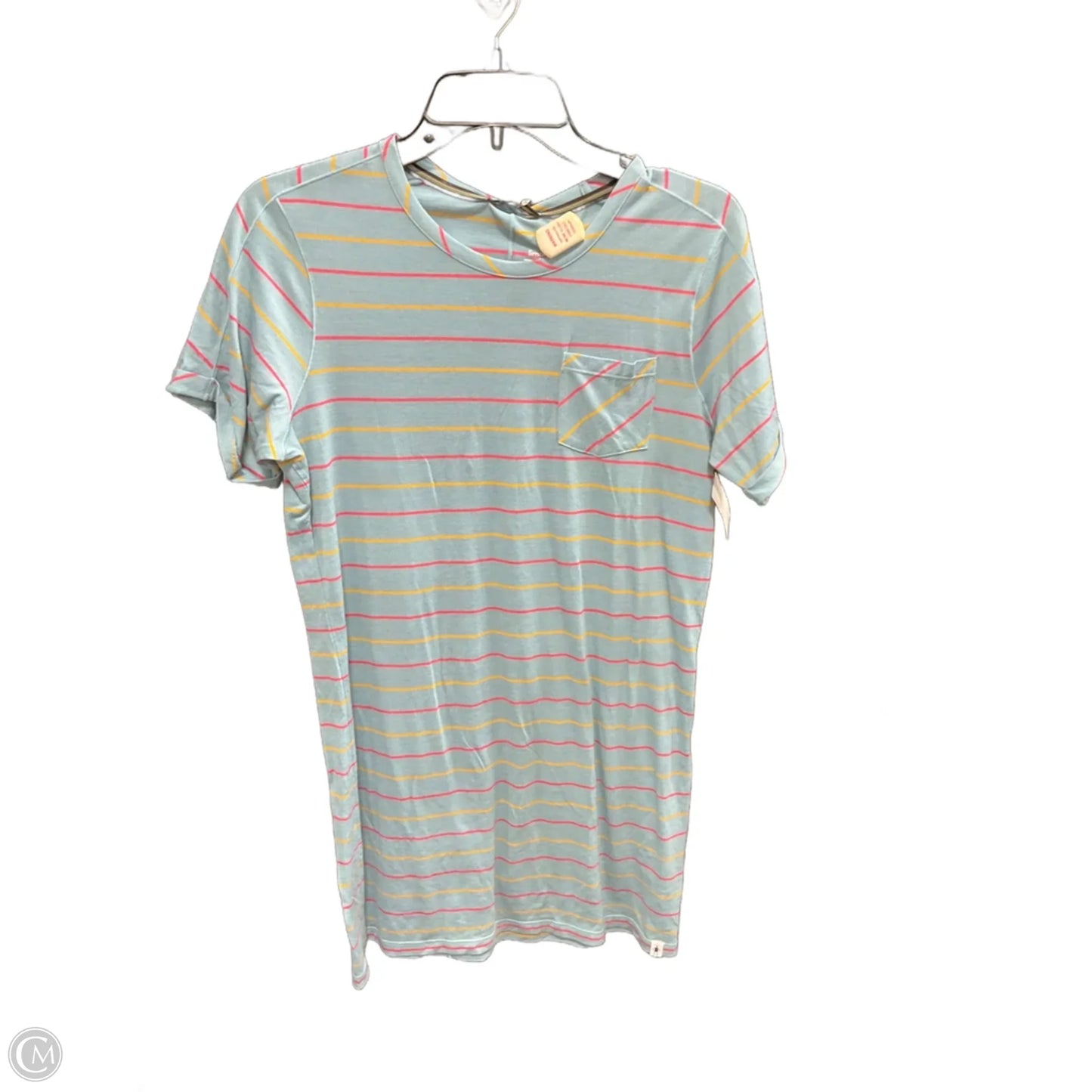 Top Short Sleeve Basic By Smartwool In Striped Pattern, Size: S