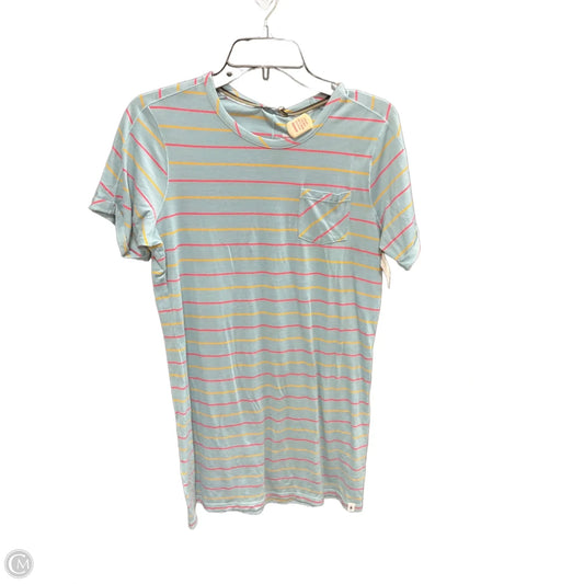 Top Short Sleeve Basic By Smartwool In Striped Pattern, Size: S