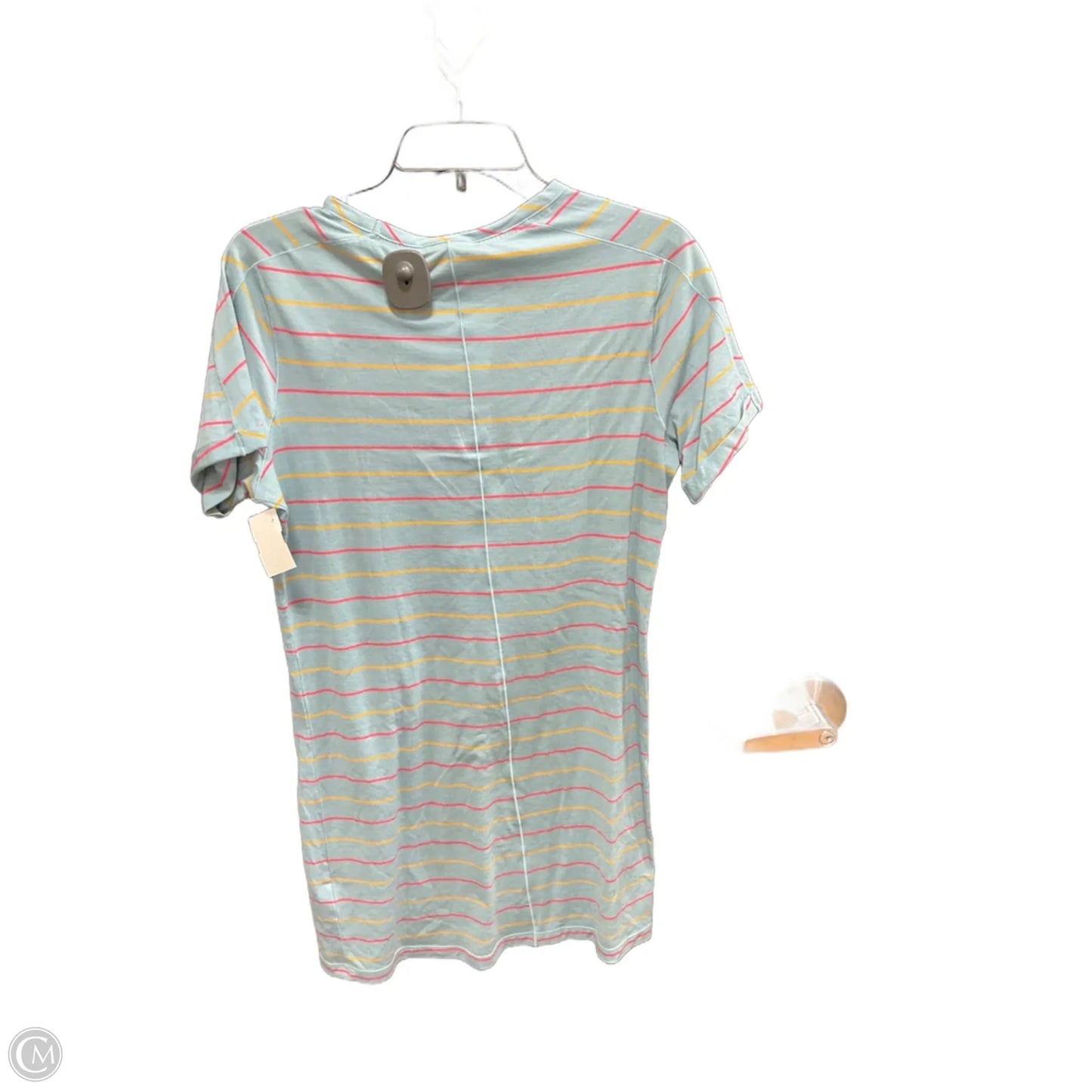 Top Short Sleeve Basic By Smartwool In Striped Pattern, Size: S