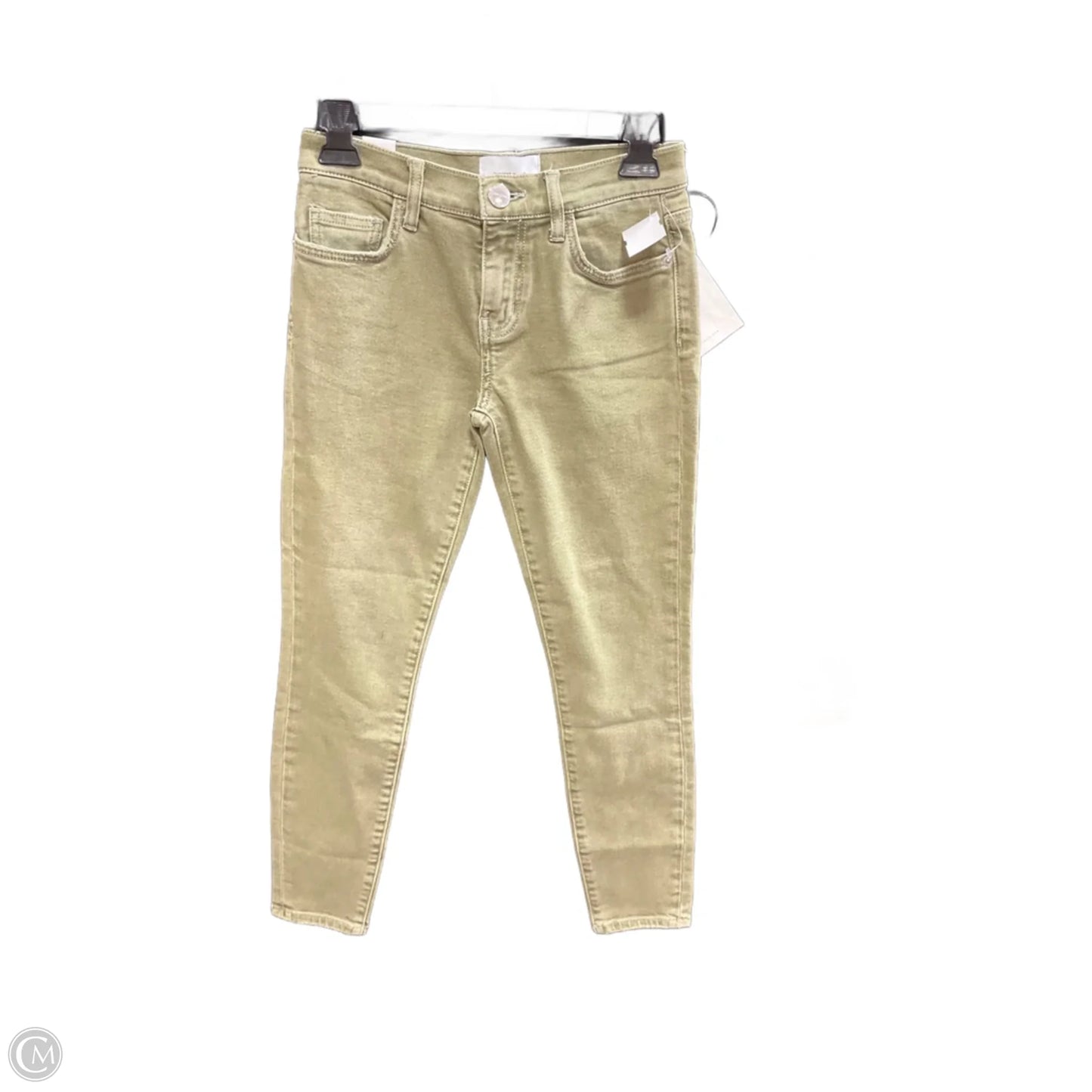 Jeans Skinny By Current/elliott In Green, Size: 0