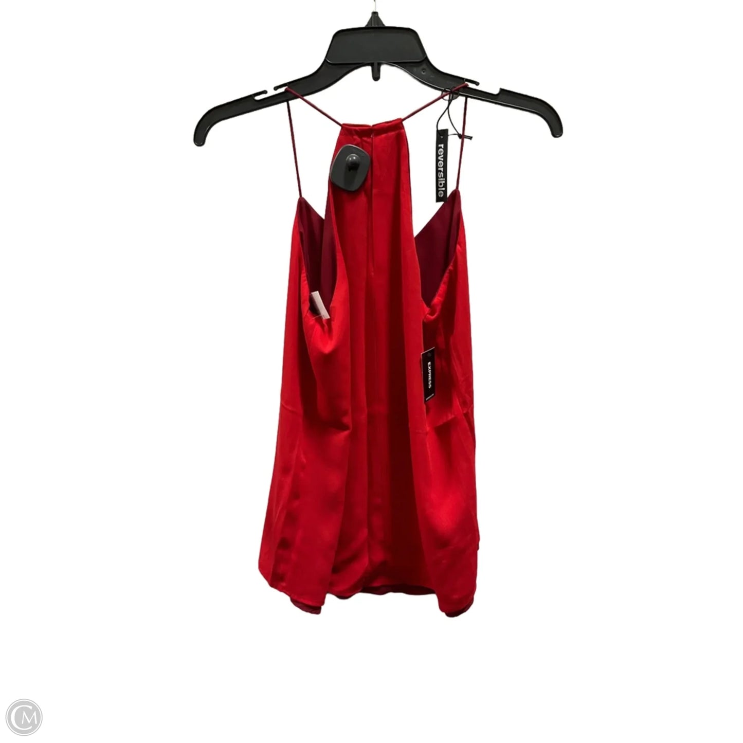 Top Sleeveless By Express In Red, Size: Xs
