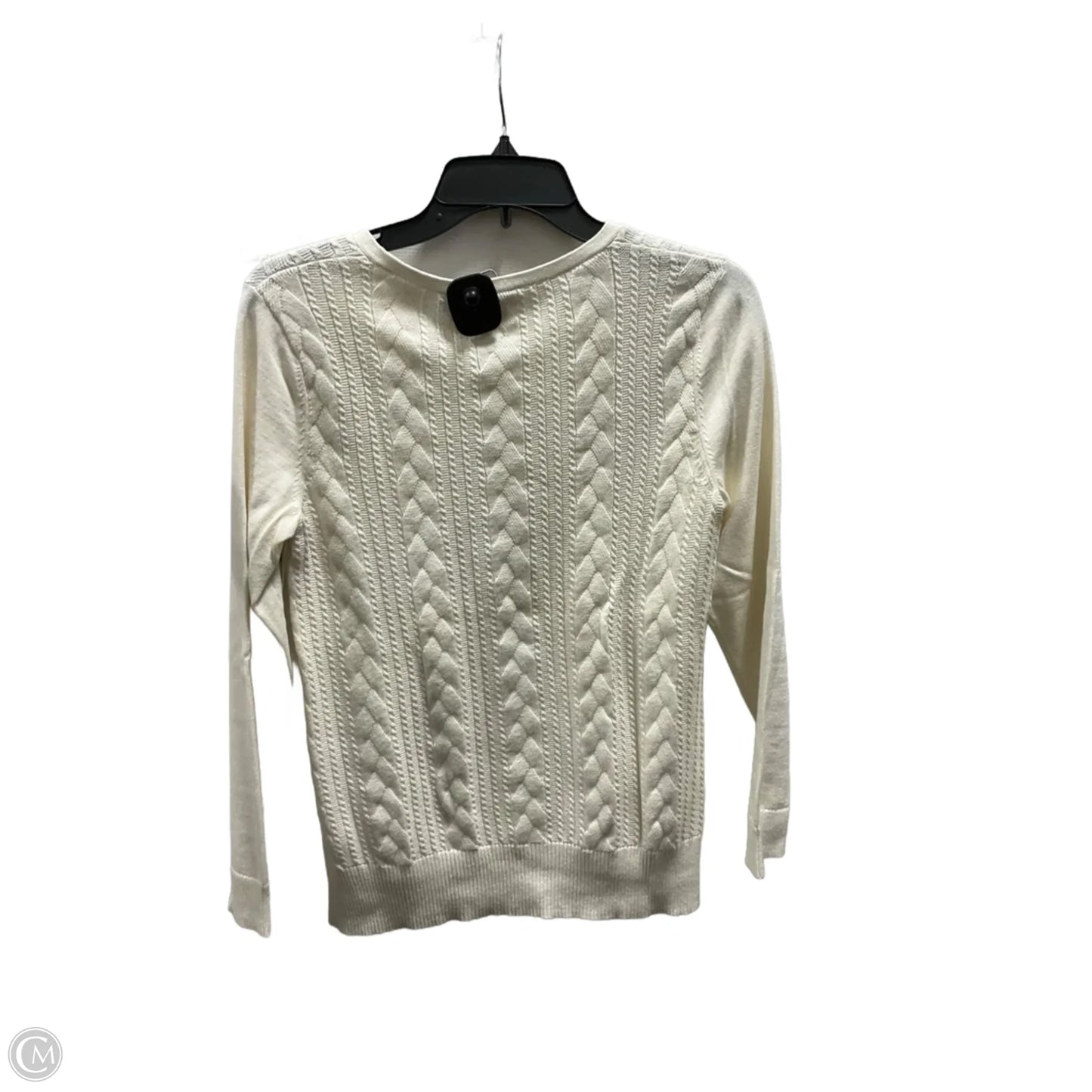 Top Long Sleeve By Talbots In Cream, Size: Sp