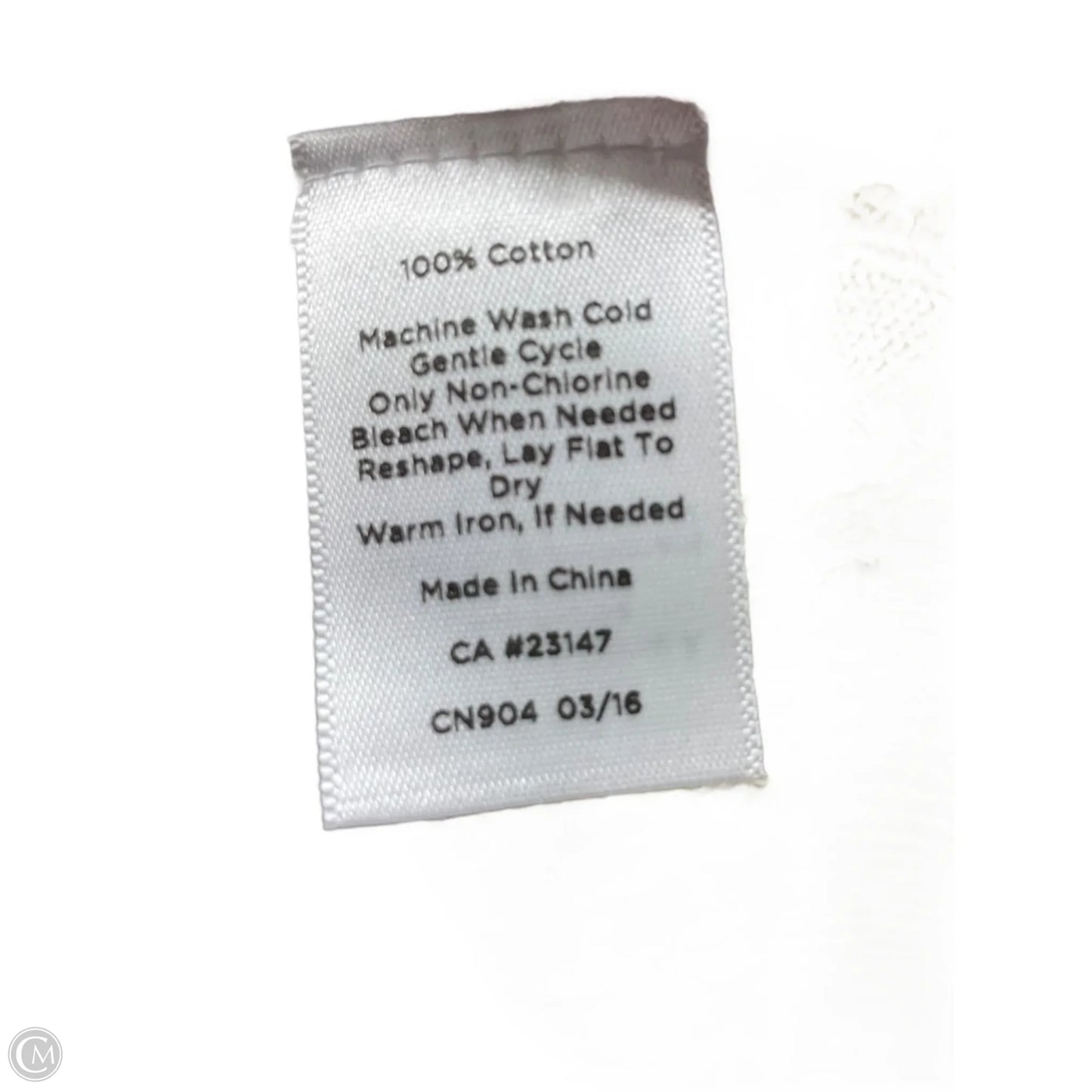 Top Long Sleeve By Talbots In Cream, Size: Sp