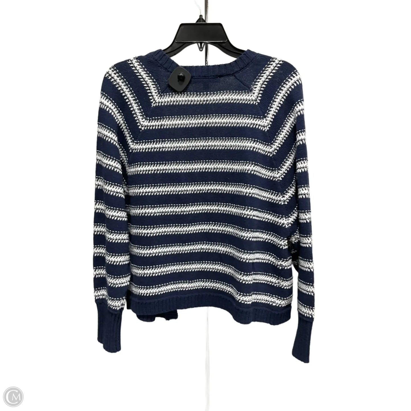 Cardigan By C And C In Blue & White, Size: Xs