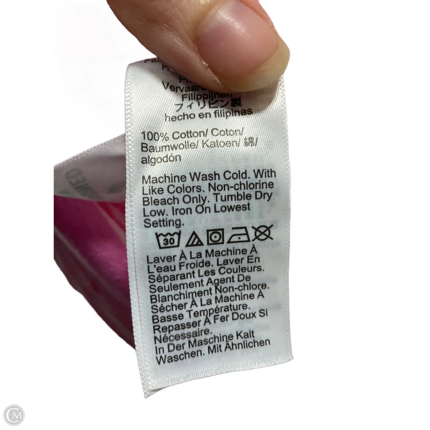 Top Long Sleeve By J. Crew In Pink & White, Size: S