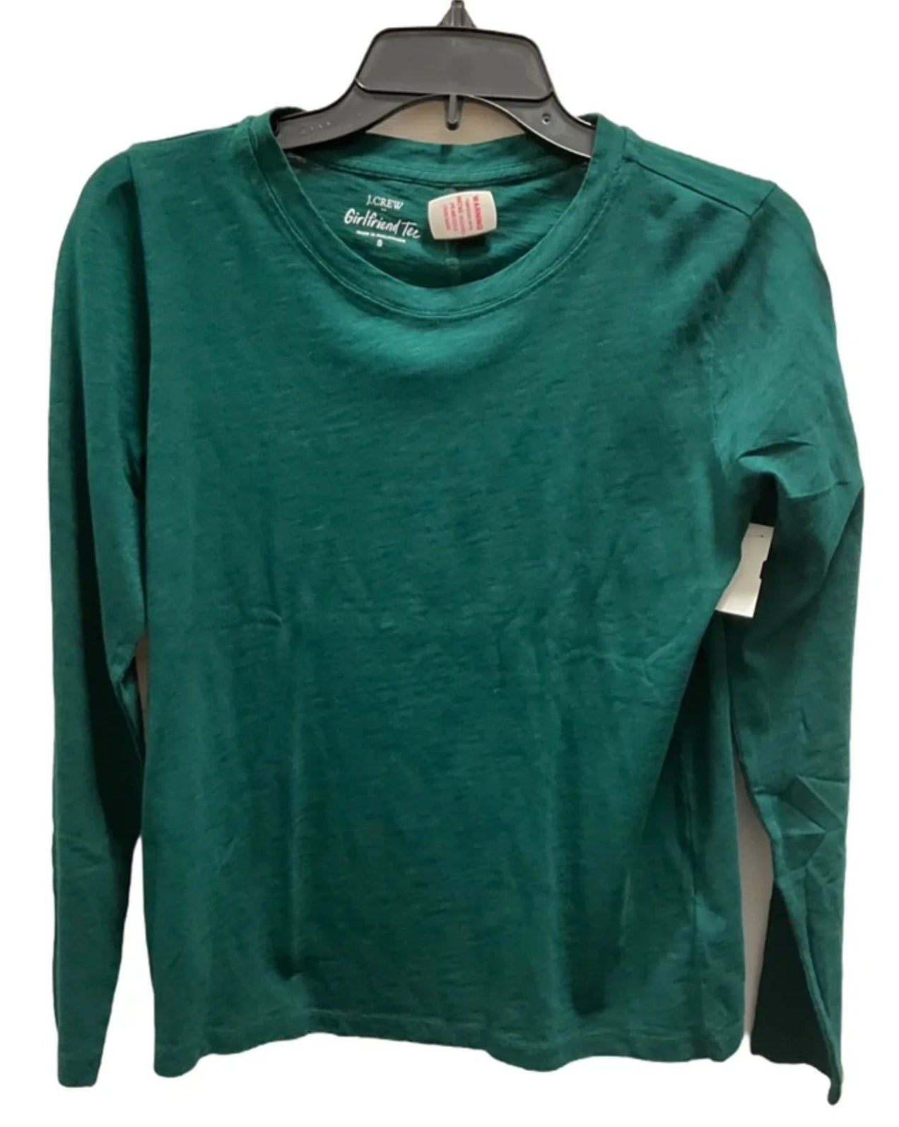 Top Long Sleeve Basic By J. Crew In Green, Size: S