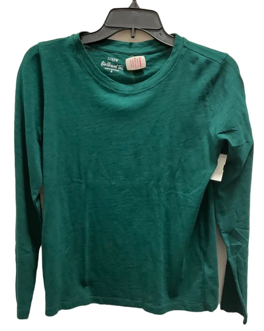 Top Long Sleeve Basic By J. Crew In Green, Size: S