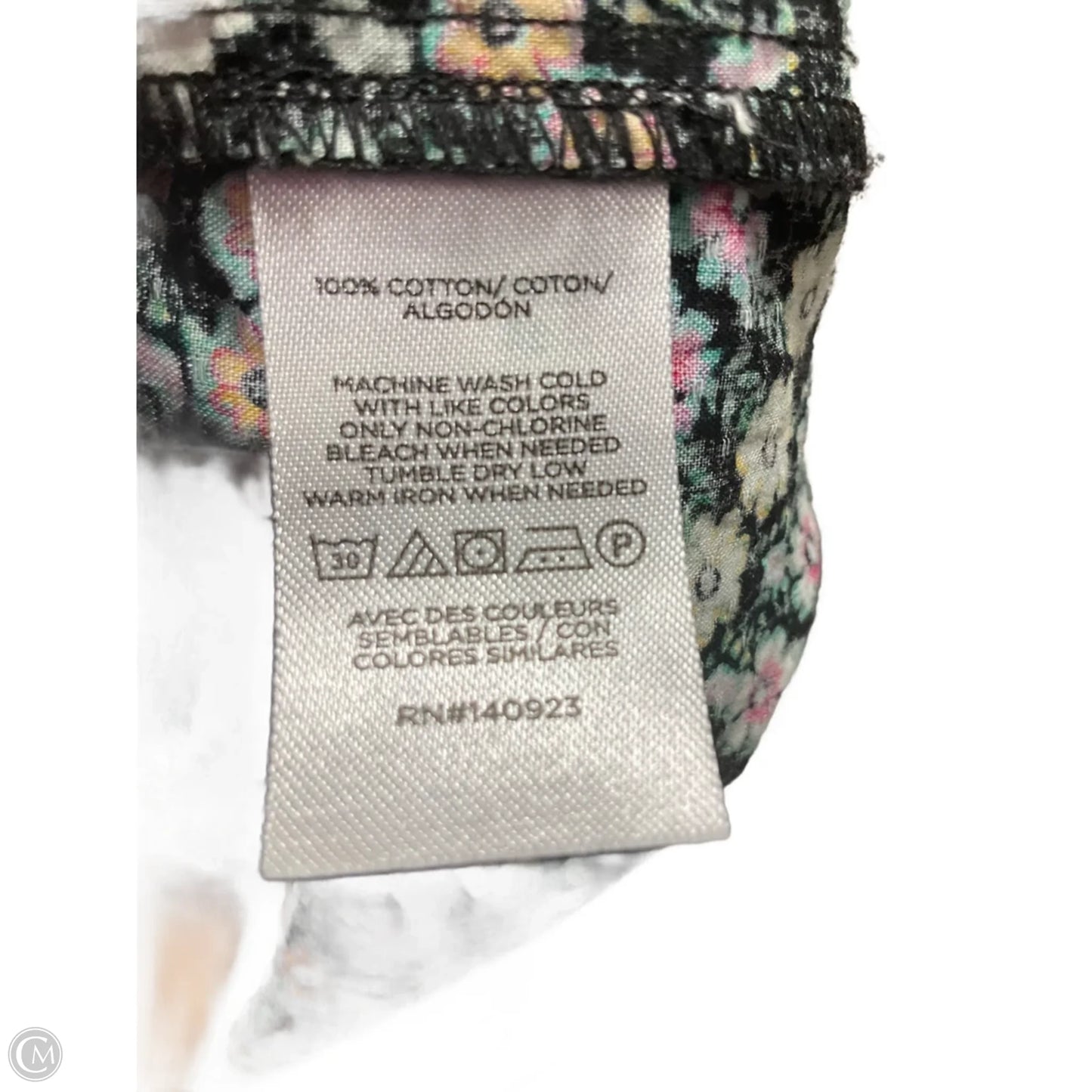 Top Long Sleeve By Loft In Floral Print, Size: M