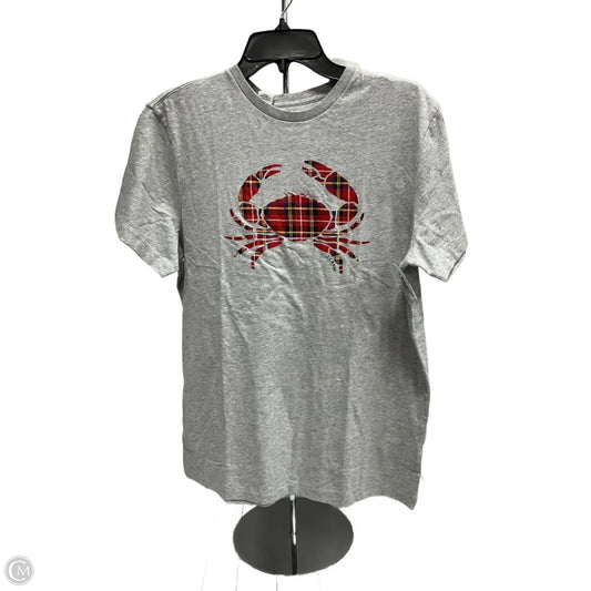 Top Short Sleeve By J. Crew In Grey, Size: M