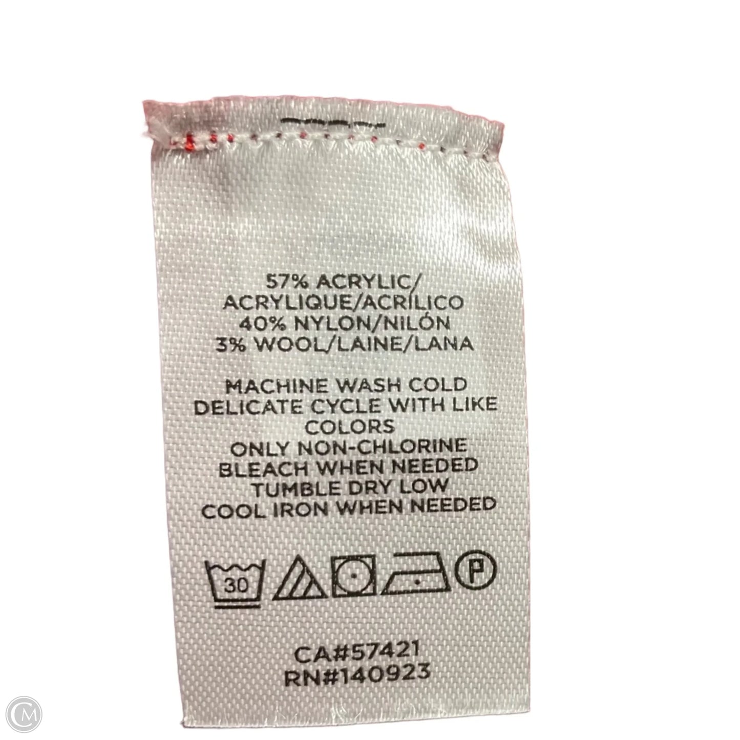 Poncho By Loft In Red, Size: Xs