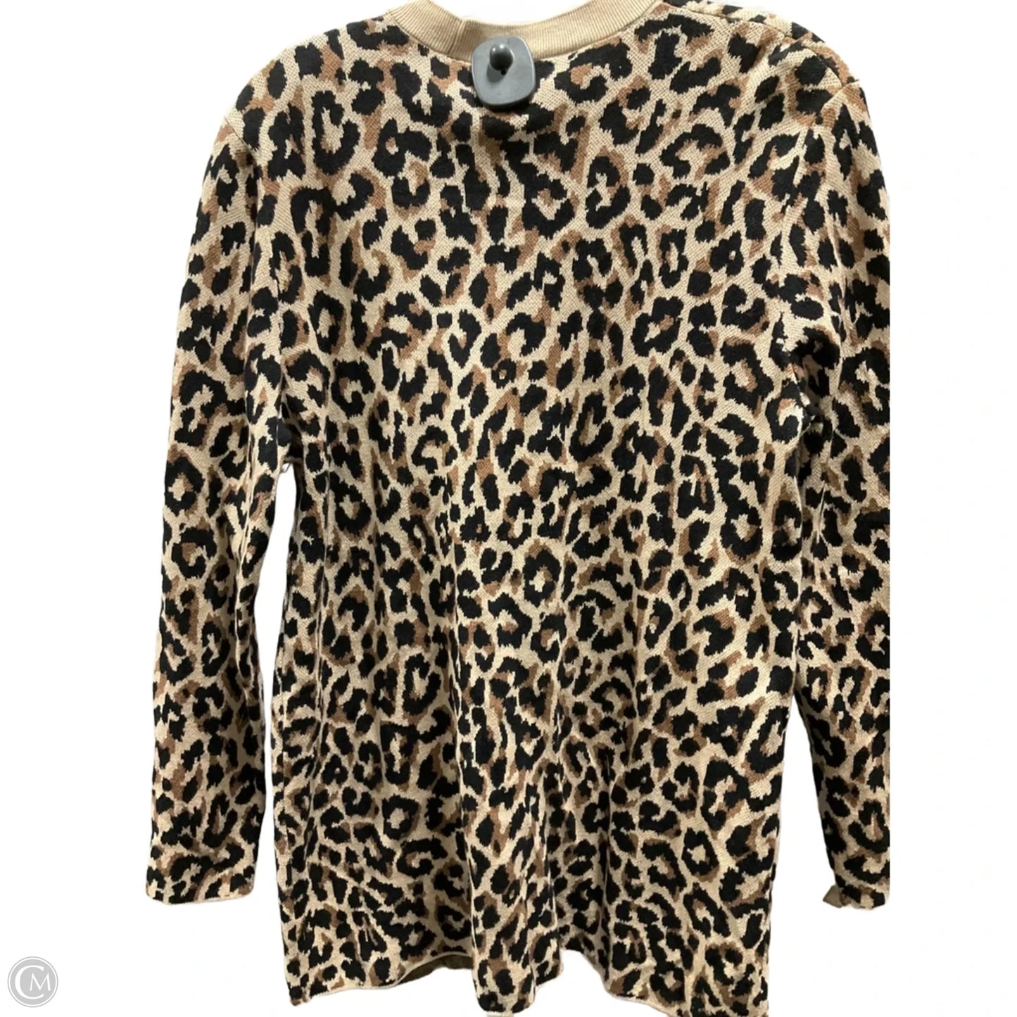Cardigan By J. Crew In Animal Print, Size: M