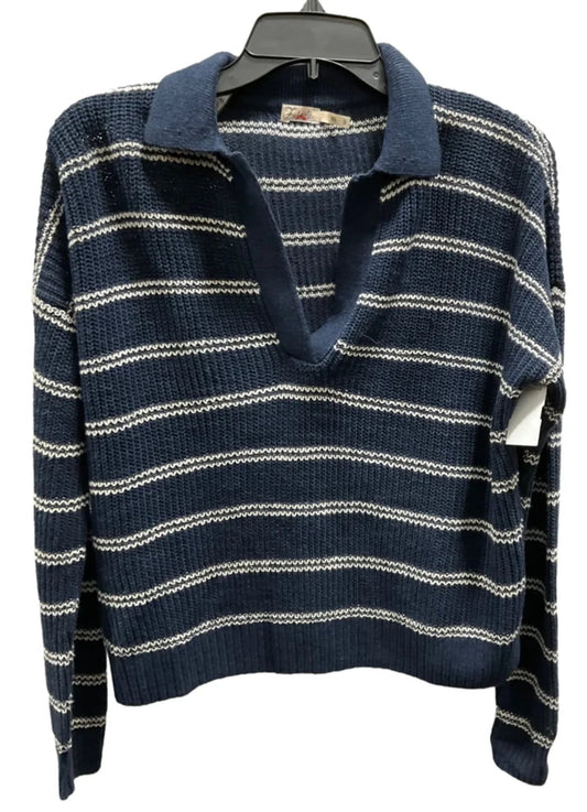 Top Long Sleeve By Faherty In Navy, Size: Xs