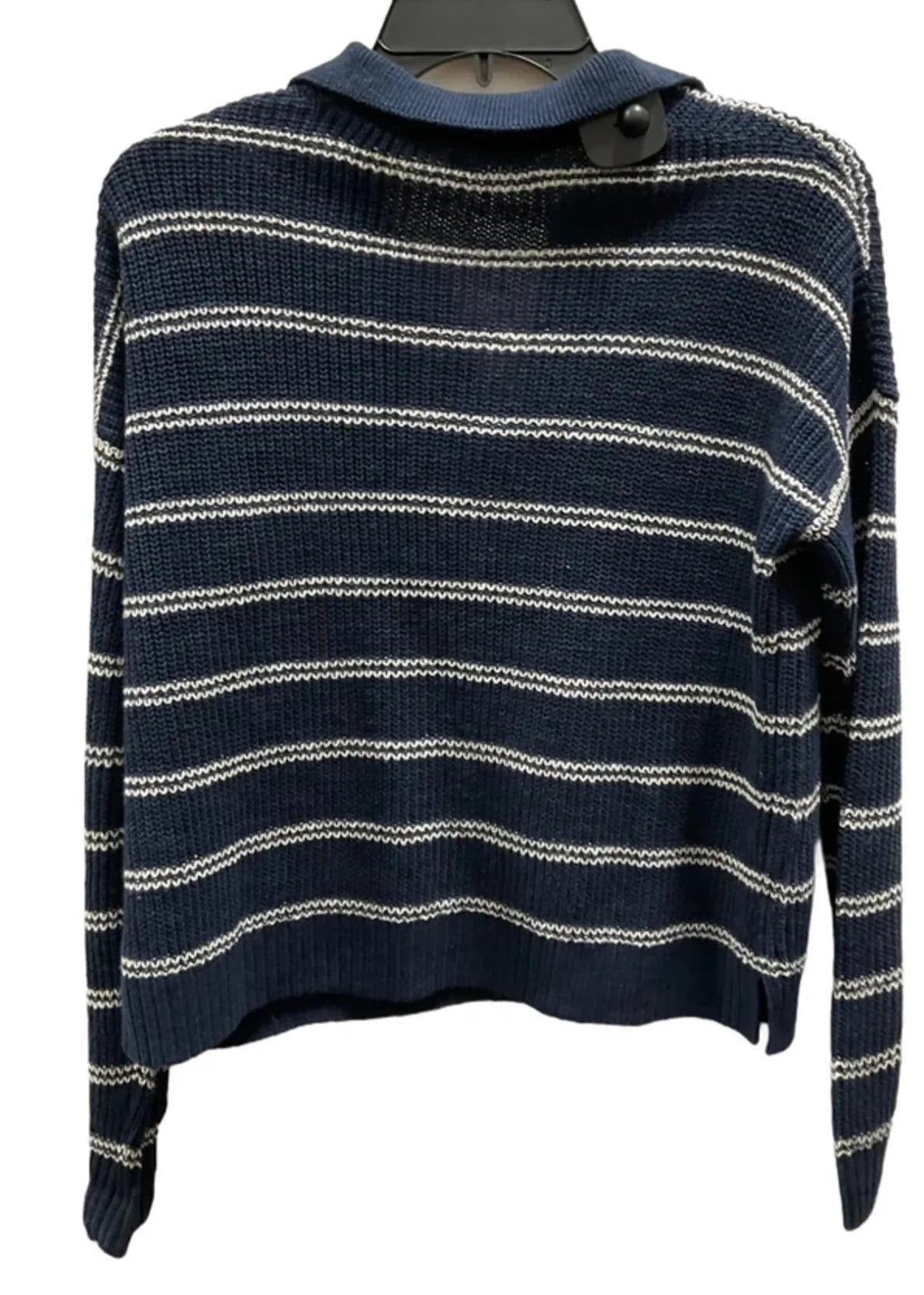 Top Long Sleeve By Faherty In Navy, Size: Xs