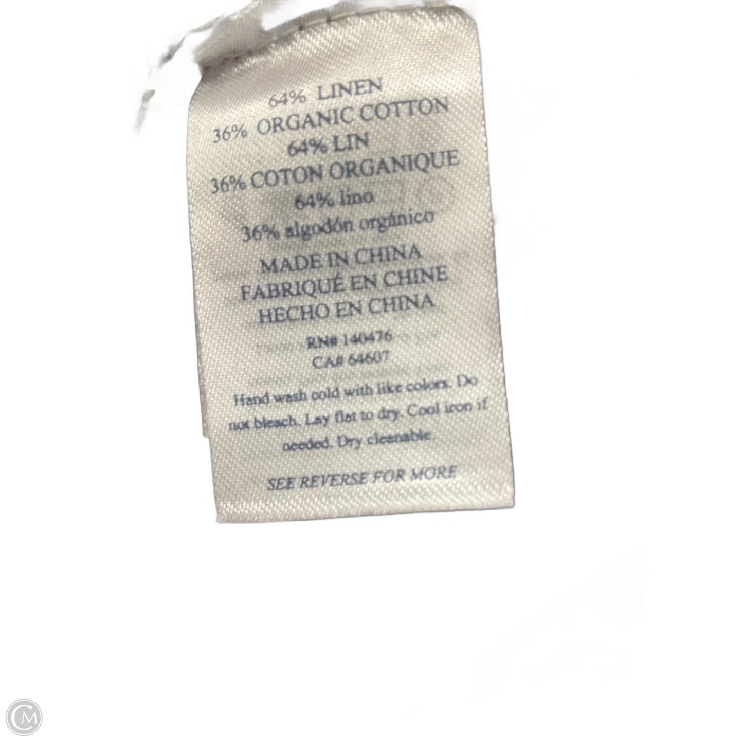 Top Long Sleeve By Faherty In Navy, Size: Xs