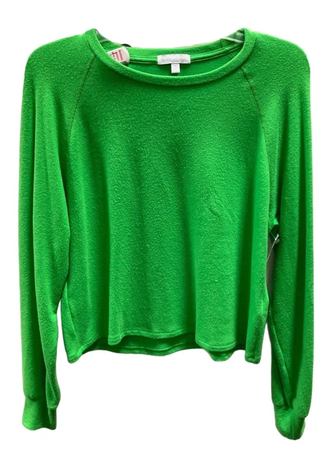 Athletic Top Long Sleeve Collar By Beyond Yoga In Green, Size: Xs