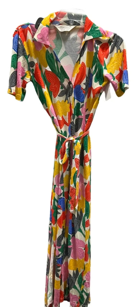 Dress Casual Maxi By Cmb In Floral Print, Size: S