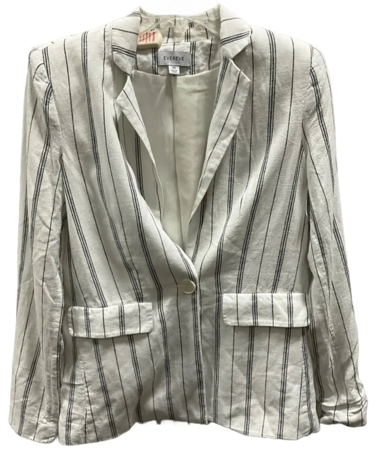Blazer By Evereve In Striped Pattern, Size: Xs