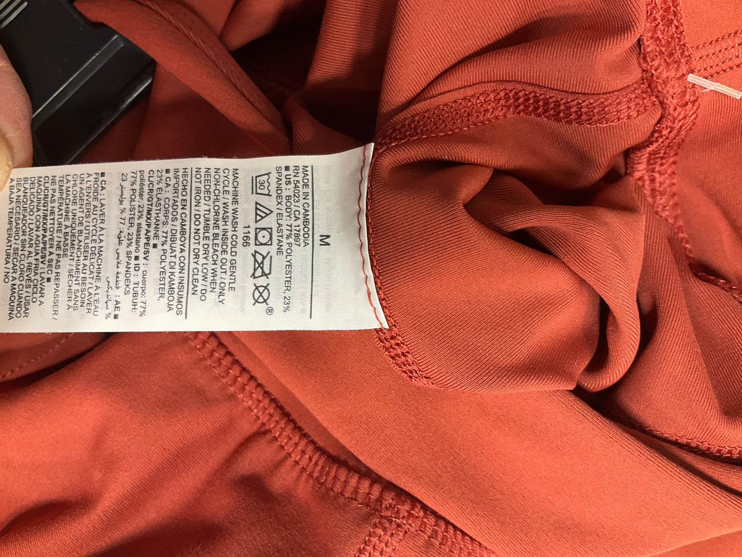 Athletic Leggings By Old Navy In Orange, Size: M