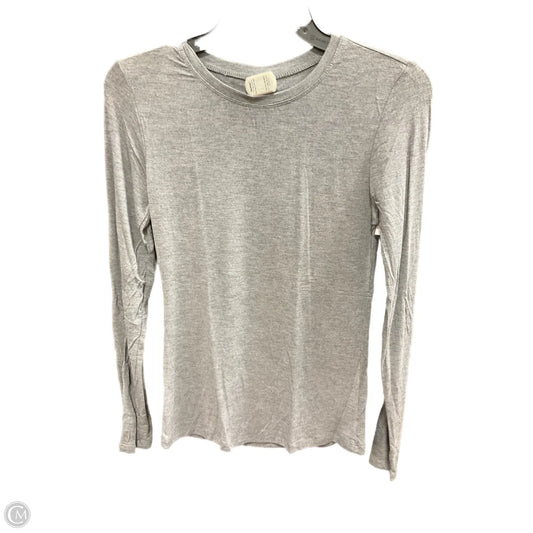 Top Long Sleeve By Cuddl Duds In Grey, Size: S