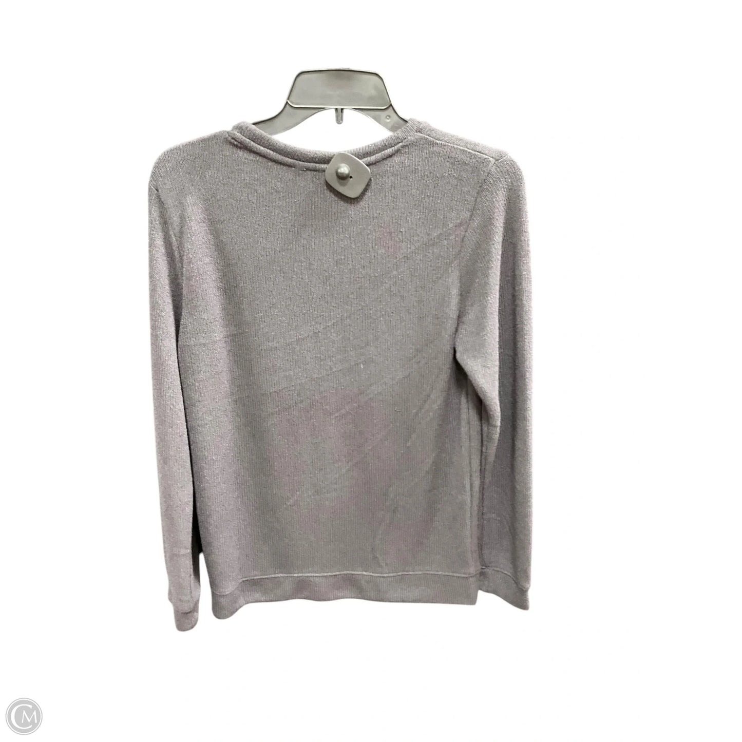 Top Long Sleeve By Clothes Mentor In Grey, Size: L