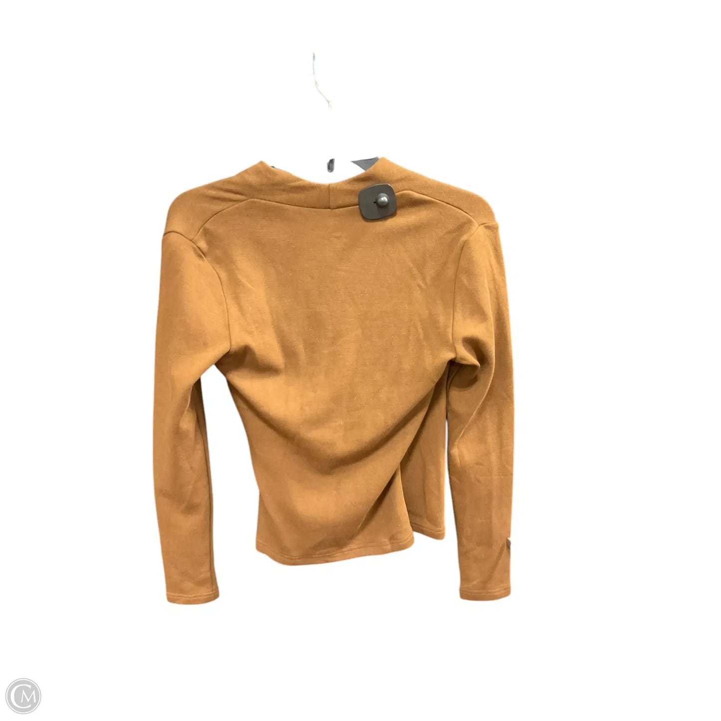 Top Long Sleeve By Clothes Mentor In Brown, Size: S