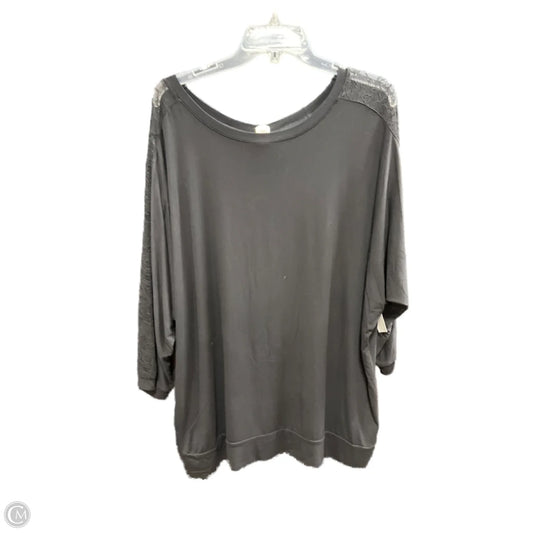 Top Long Sleeve By Torrid In Black, Size: 1x