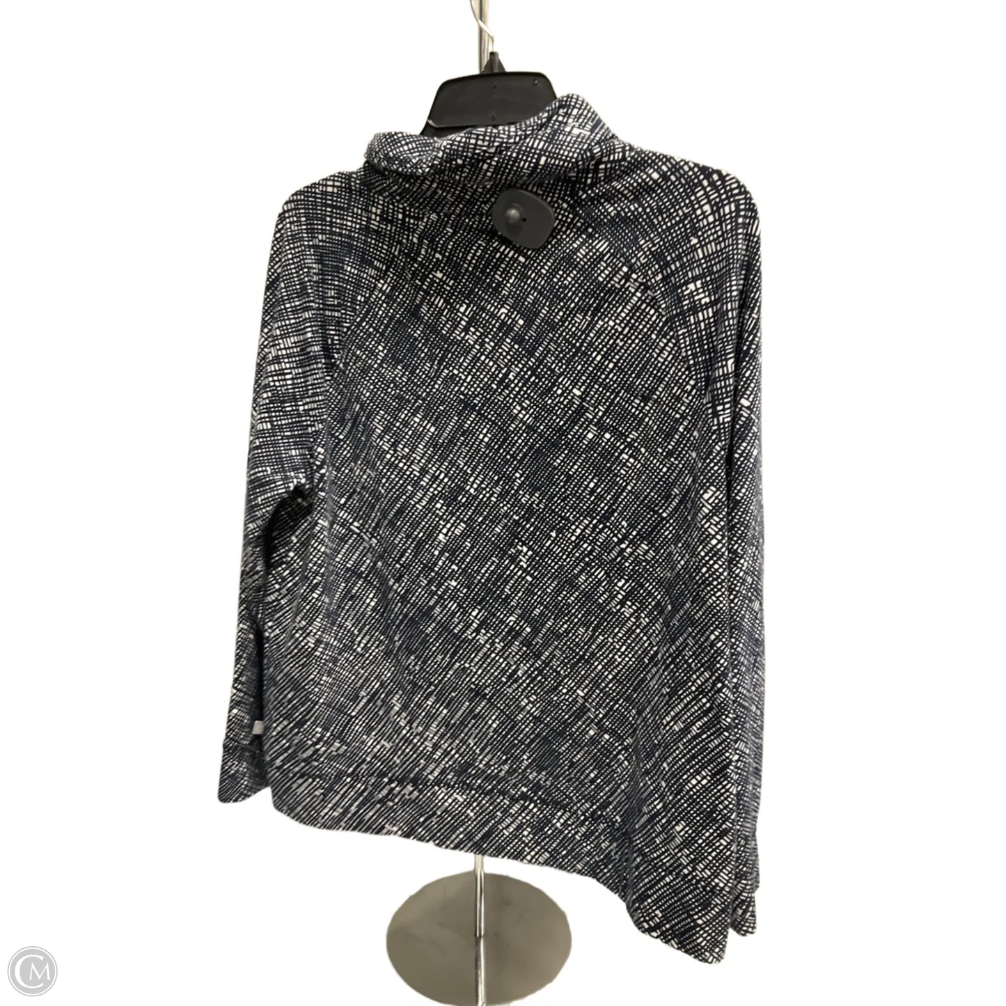 Top Long Sleeve By Talbots In Navy, Size: L
