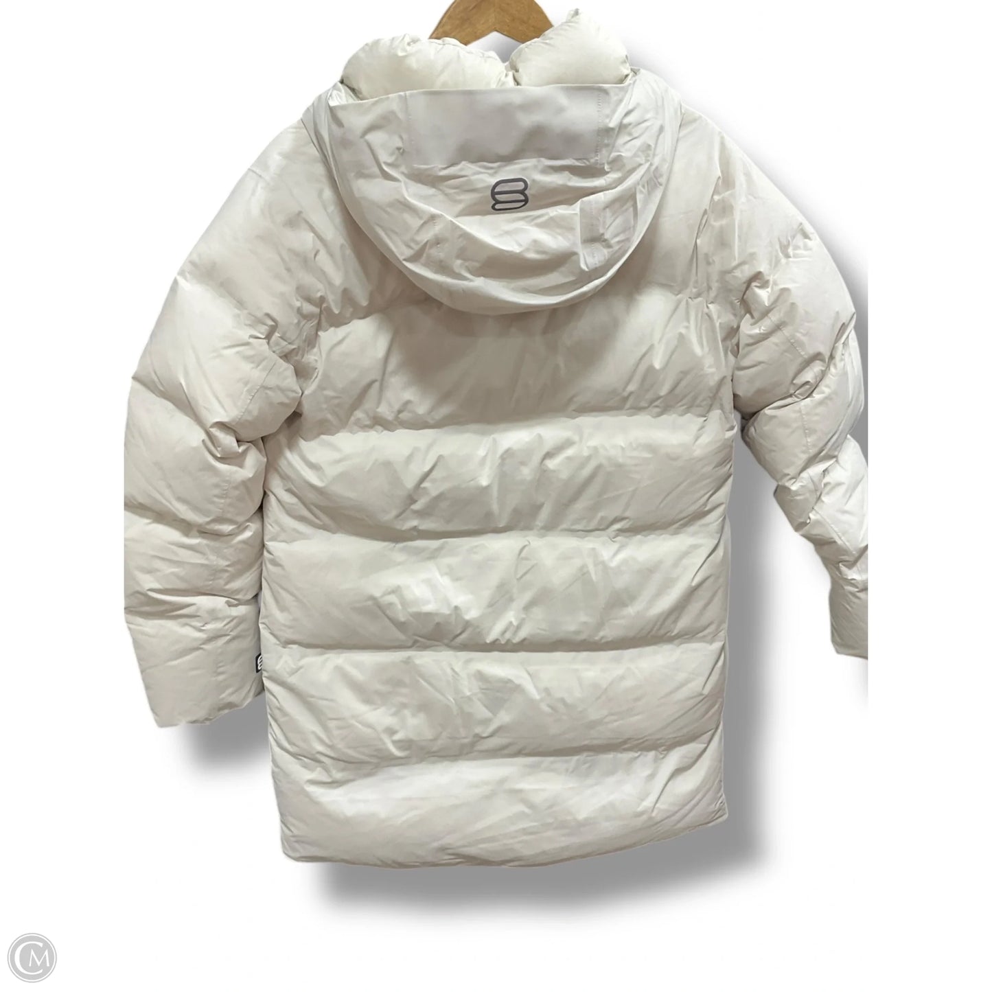 Coat Puffer & Quilted By Cma In Cream, Size: S