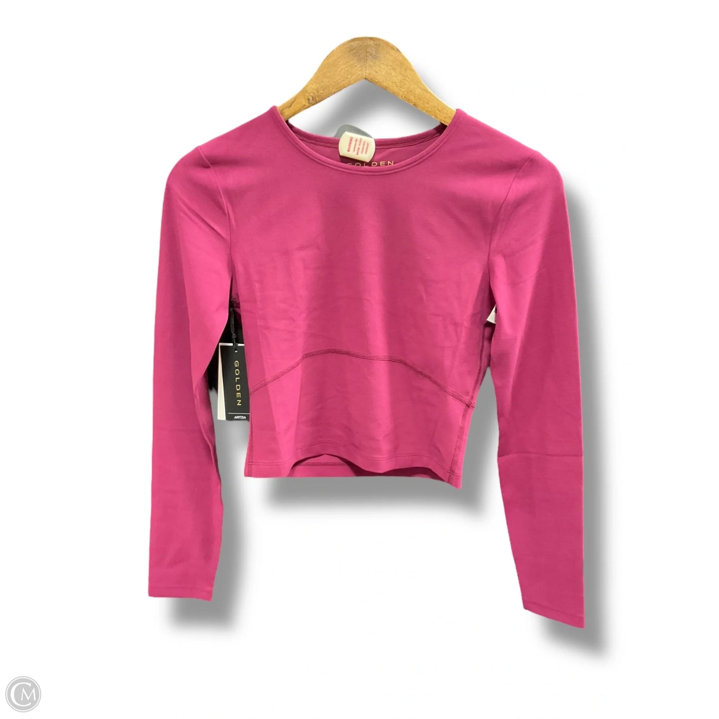 Top Long Sleeve By Cma In Maroon, Size: M