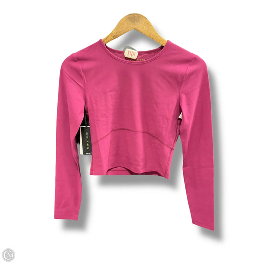 Top Long Sleeve By Cma In Maroon, Size: M