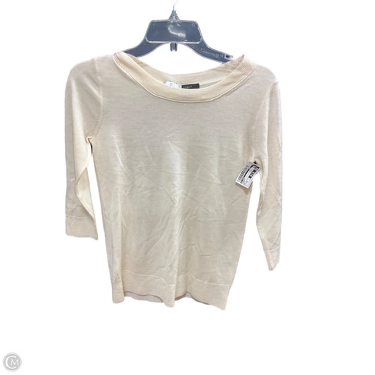 Sweater By J. Crew In Cream, Size: Xs