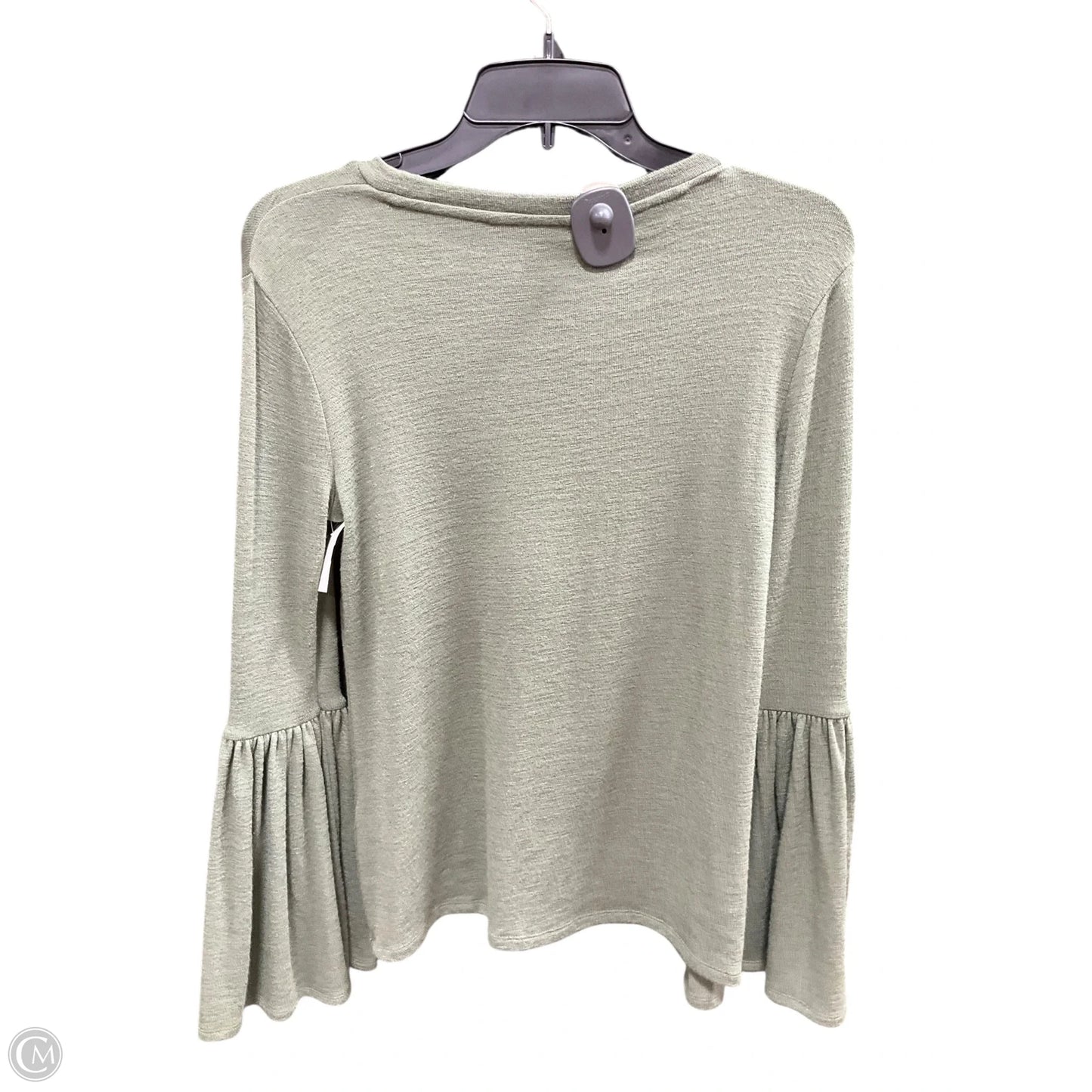 Top Long Sleeve By Banana Republic In Green, Size: Xs
